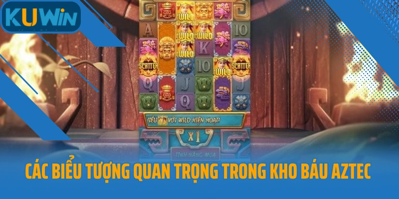 Các biểu tượng quan trọng trong Kho Báu Aztec Kuwin